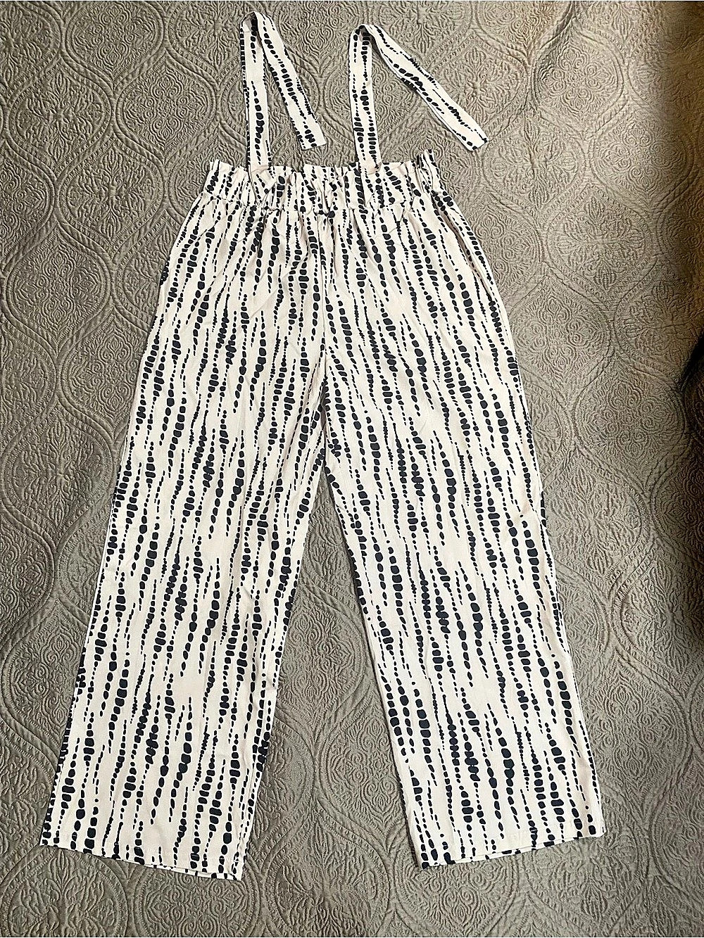 Wide Leg Printed Pants XL Like New